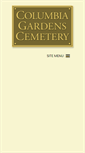 Mobile Screenshot of columbiagardenscemetery.org